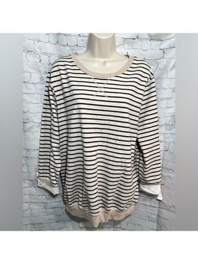 DOE & Rae Pullover Sweatshirt Size Large